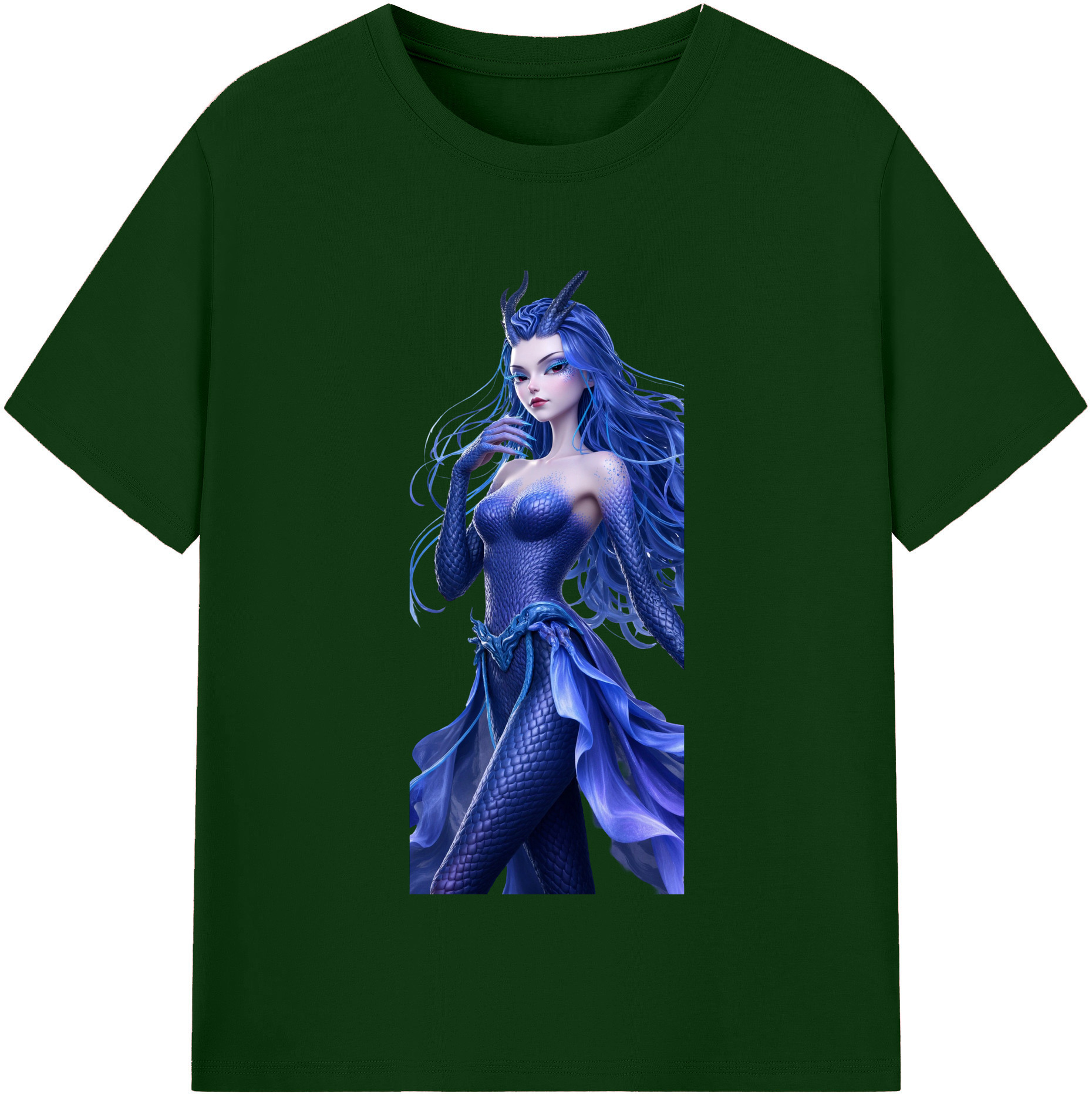 （画像用） Ne Zha 2 ナタ 魔童の大暴れ 綿100％半袖Tシャツ（フロントプリント）